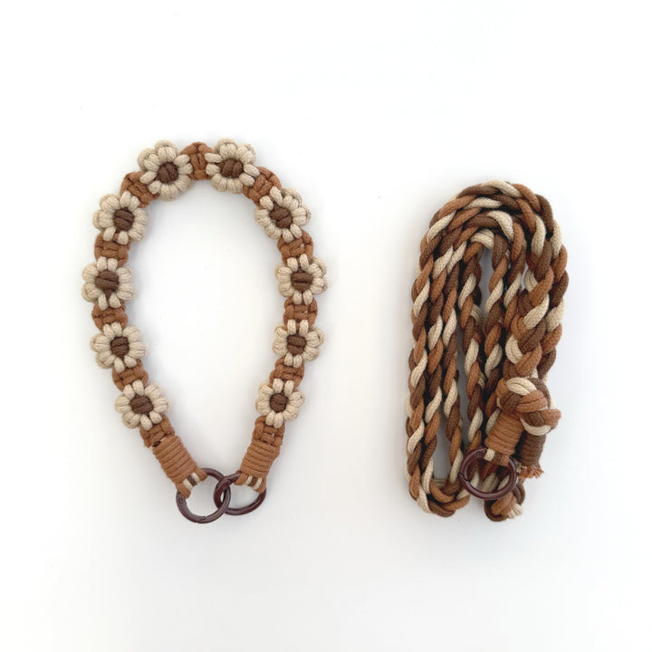 Macrame Dog Leash Holder