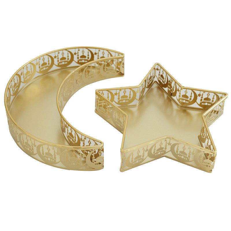 Elegant metal candle holder
