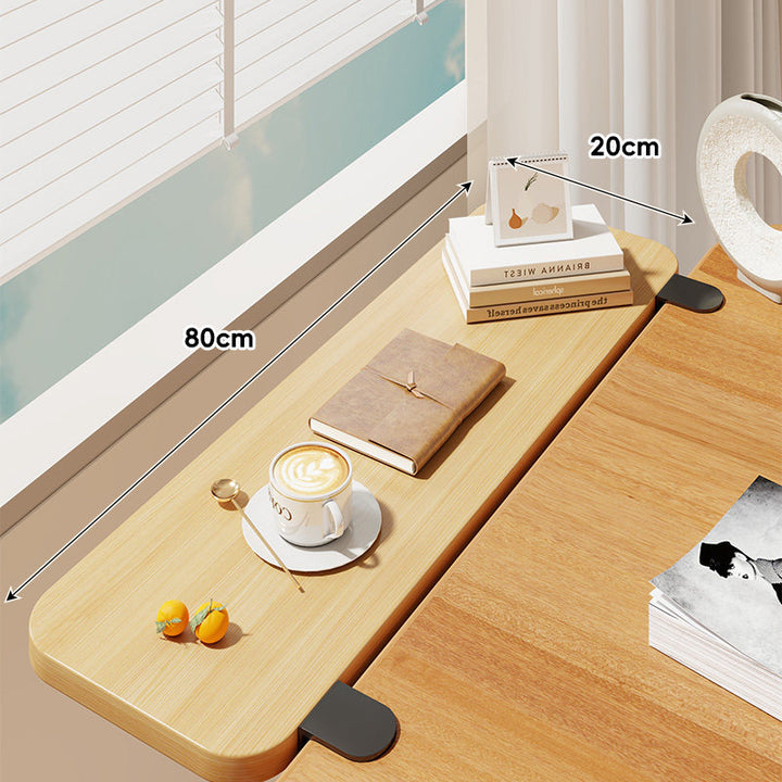 Clamp-On Window Sill Desk Extension Shelf