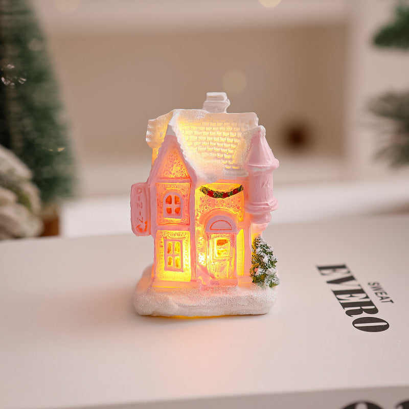 Illuminated Christmas village House Decor