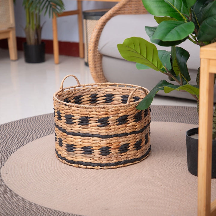 Woven Storage Basket with Handles