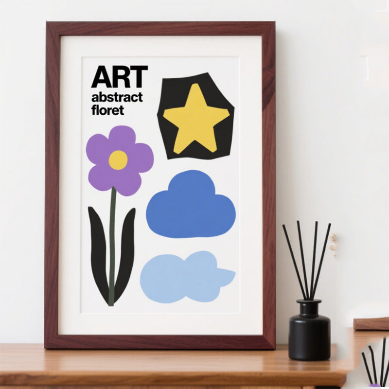 Abstract Botanical Wall Art Print