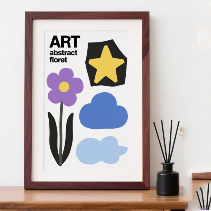 Abstract Botanical Wall Art Print