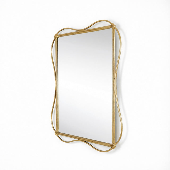 Decorative Wall Mirror With Curved Frame