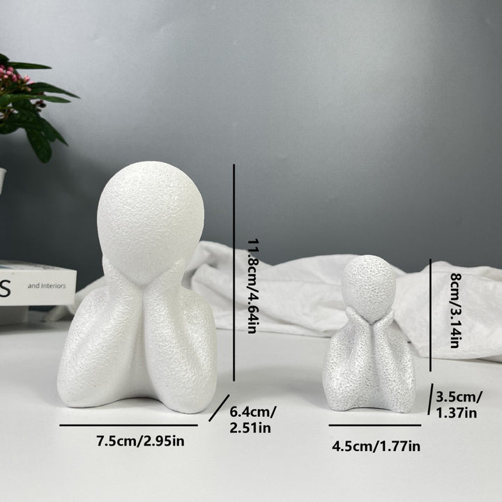 Contemplative Pose Decorative Figurine