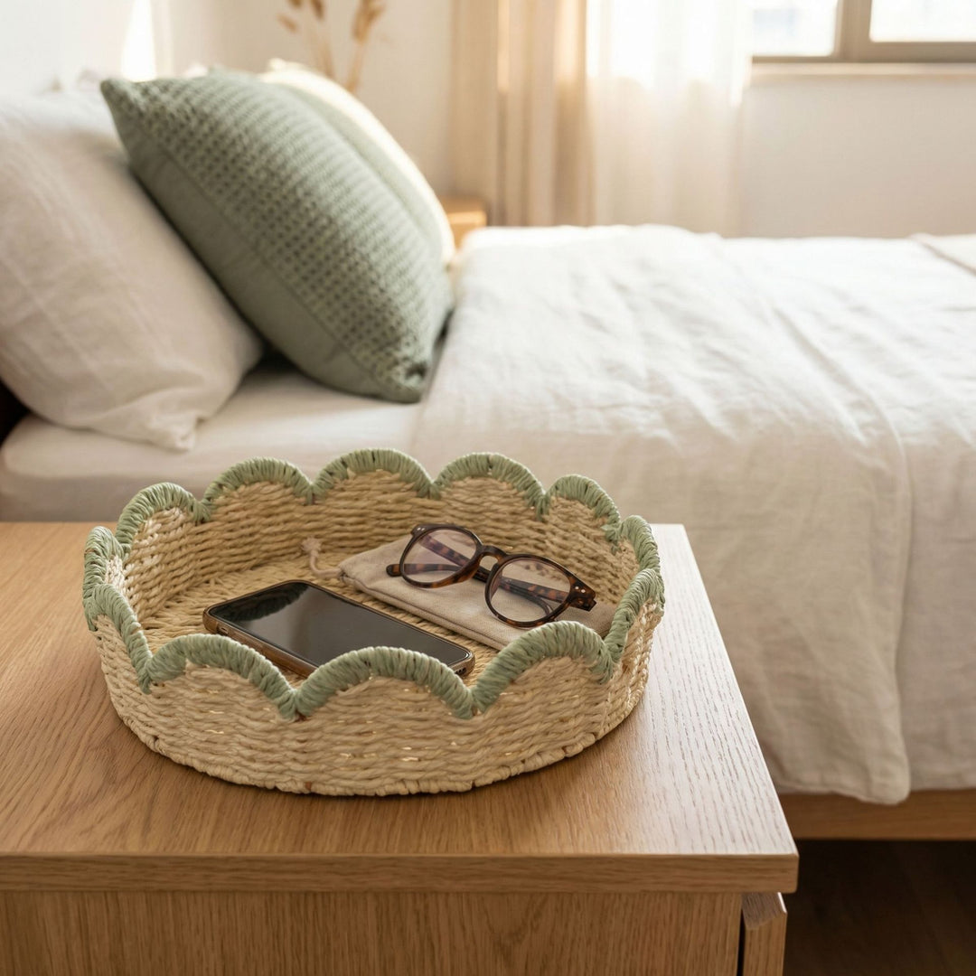Decorative storage basket