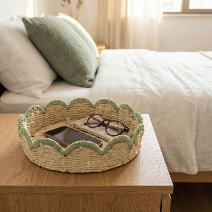 Decorative storage basket