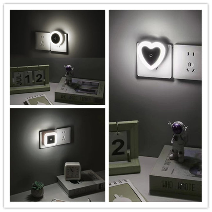 LED Heart-Shaped Night Light