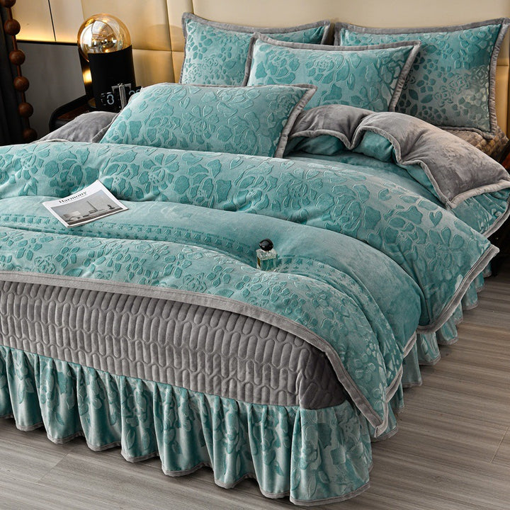 Luxurious Plush Velvet Comforter Set