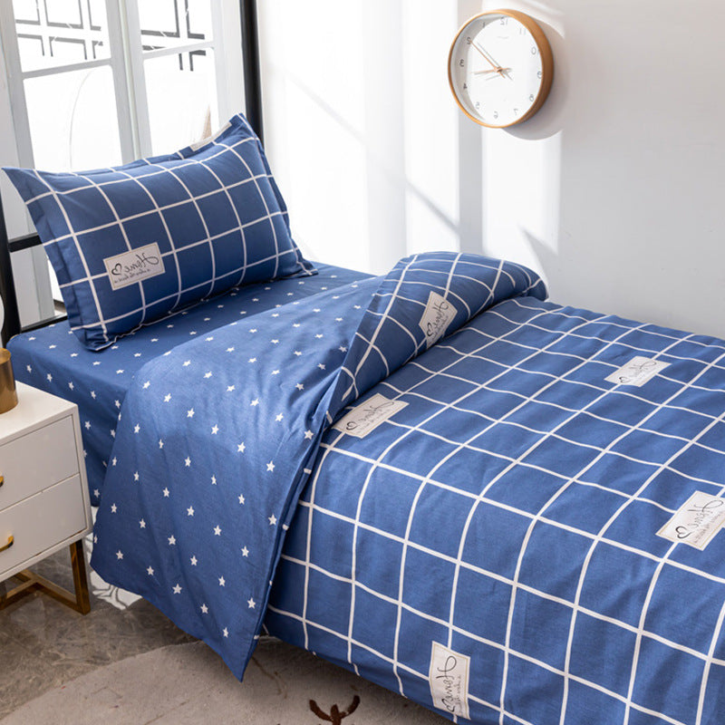 Modern Plaid Bedding Set
