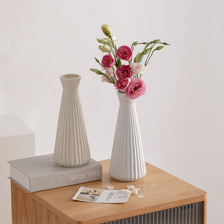 Elegant Textured Ceramic Vase