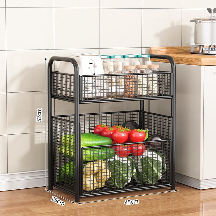Rolling Kitchen Storage Rack