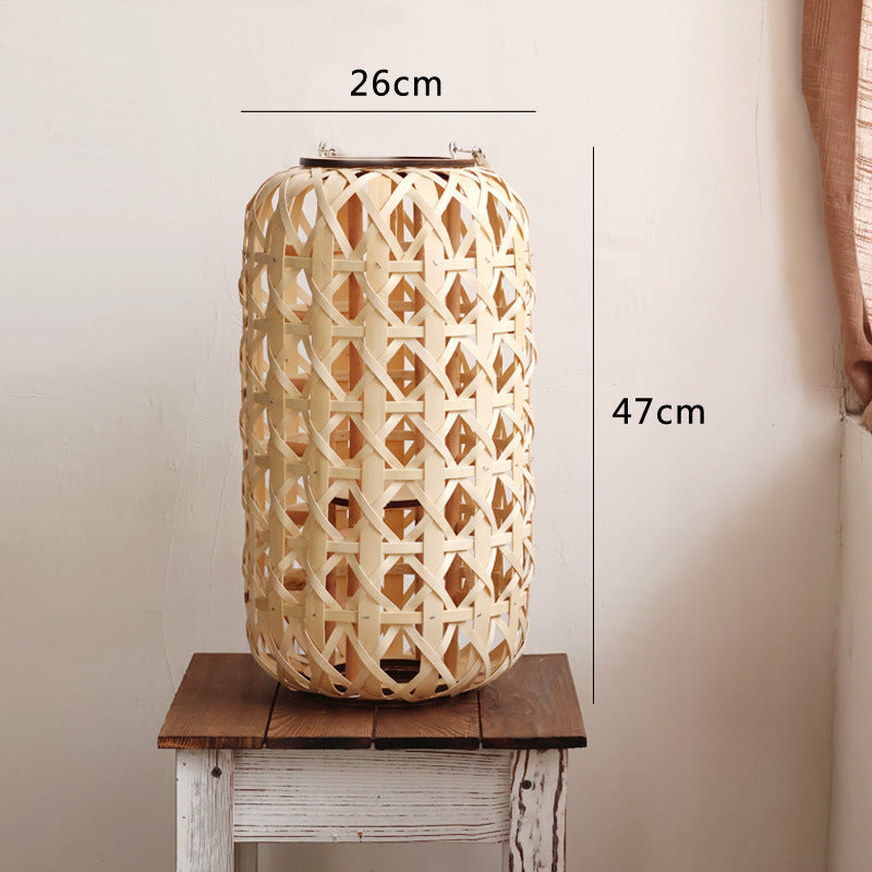 Handcrafted lantern in natural design