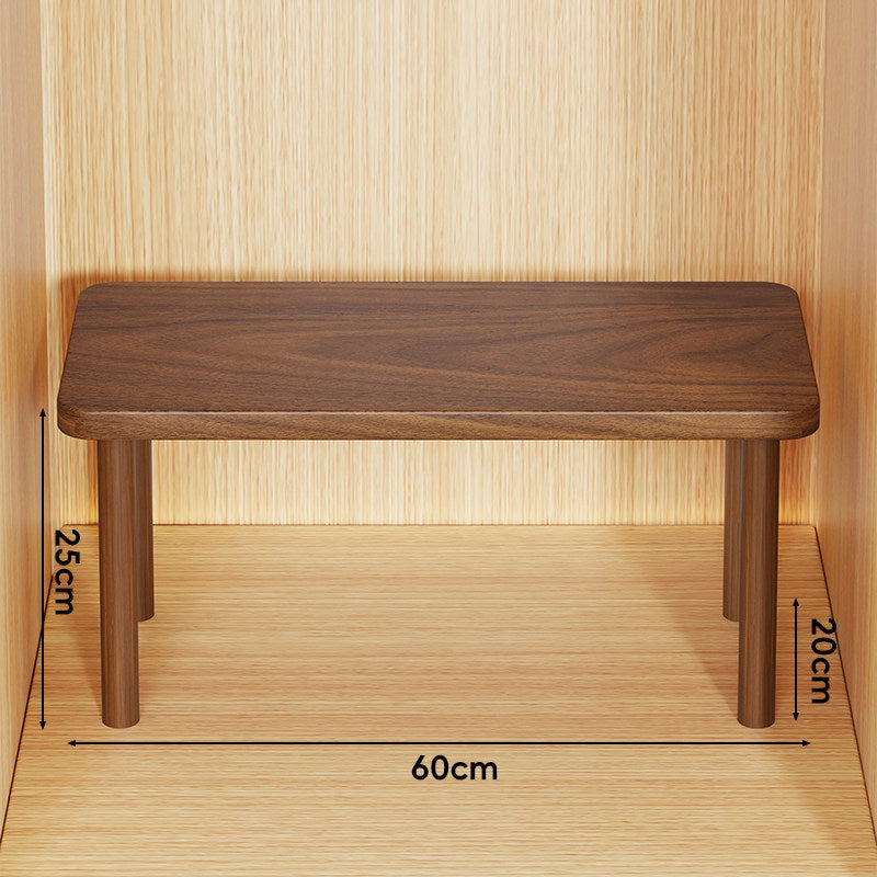 Adjustable Multi-Height Wooden Monitor Riser and Desktop Shelf