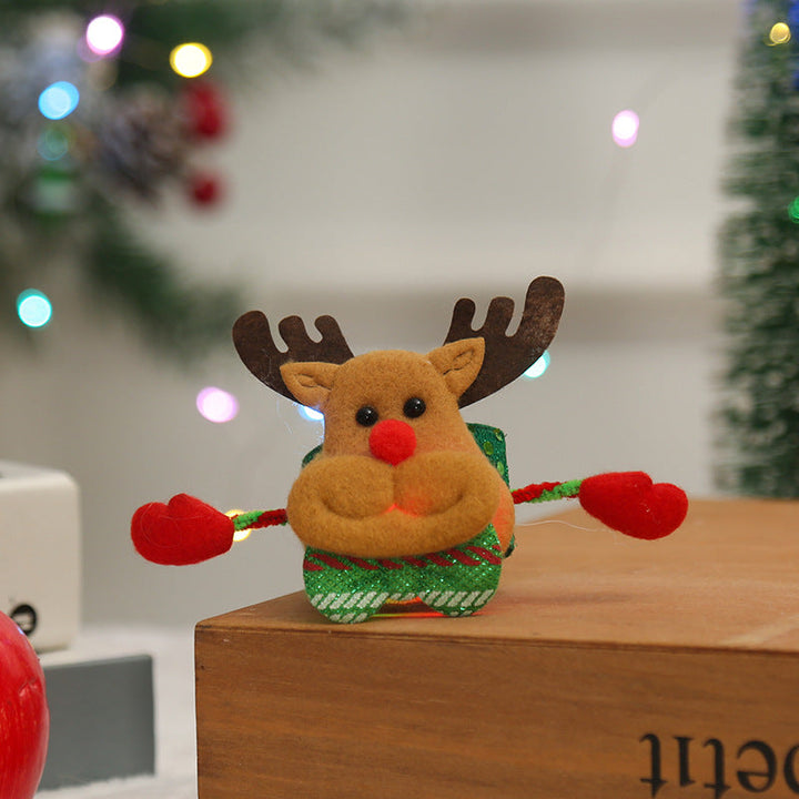 Creative Christmas wristband with snowman design