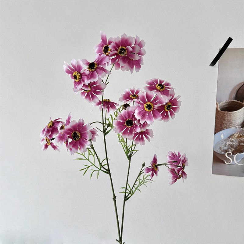 Realistic Decorative Flower Stem Bouquet