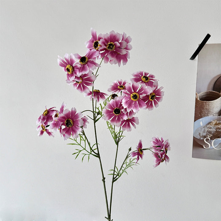Realistic Decorative Flower Stem Bouquet