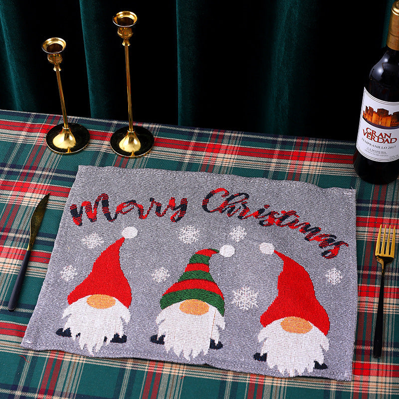 Festive tablecloth with Christmas pattern