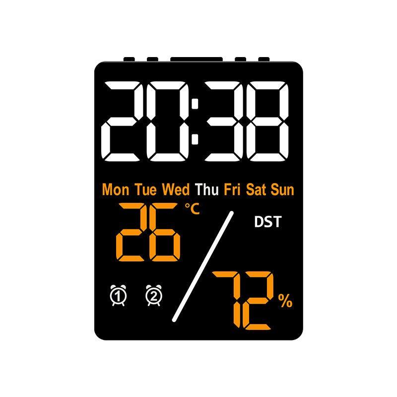 Digital Multifunction Alarm Clock with Hygrometer and Temperature Display