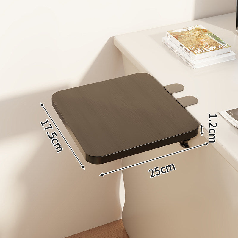 Compact Foldable Clip-On Desk-Edge Shelf