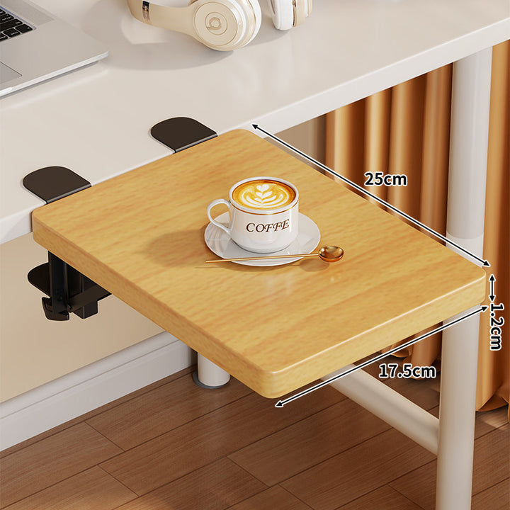 Long Under-Desk Pull-Out Sliding Keyboard and Work Surface Shelf