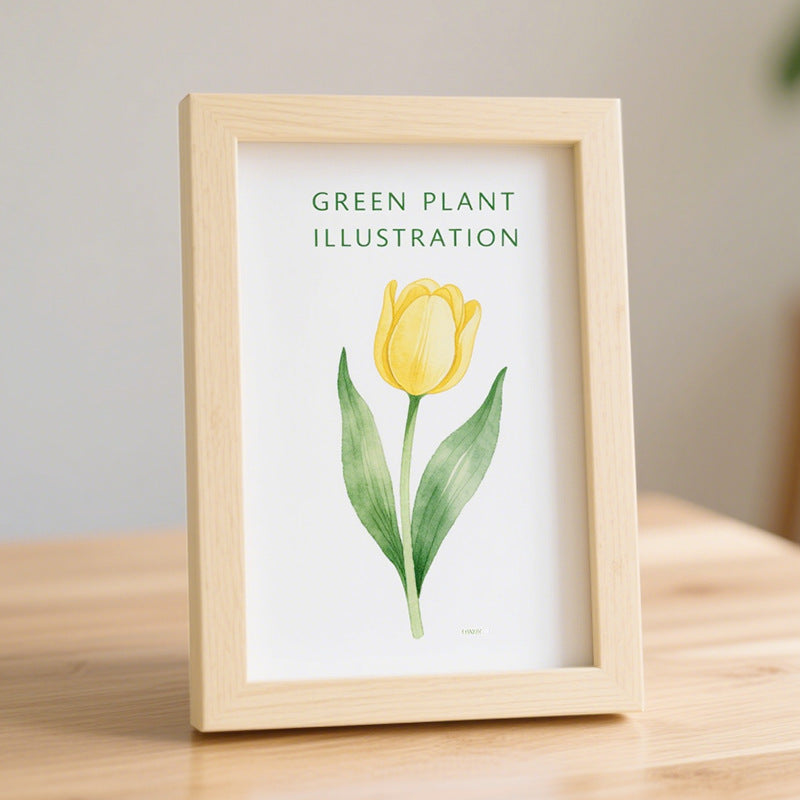 Framed Botanical Illustration Art