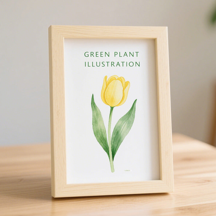 Framed Botanical Illustration Art