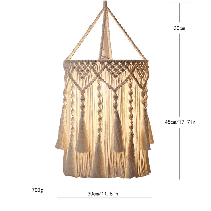 Macrame Hanging Lamp