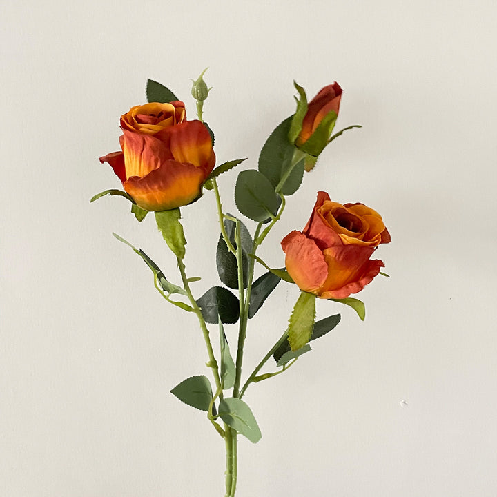 Faux Floral Rose Stem Arrangement