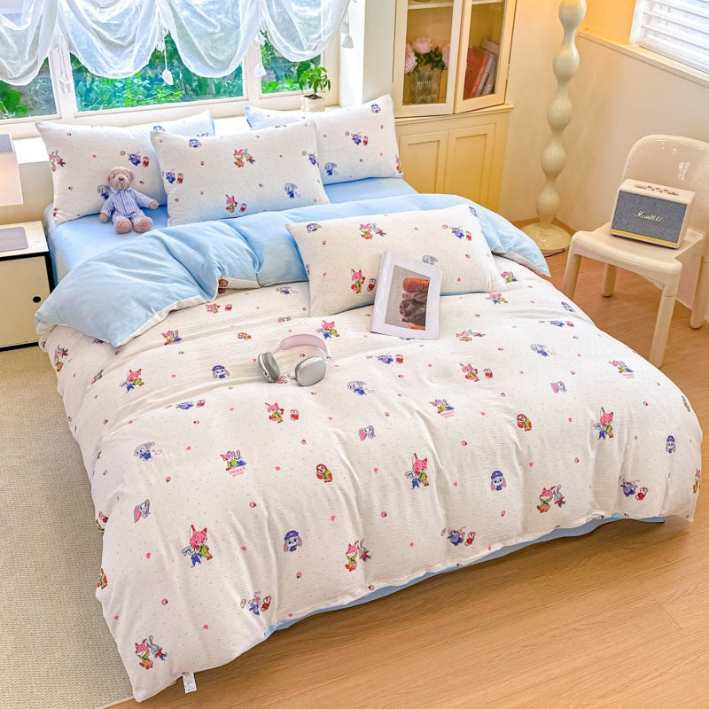 Playful Cartoon-Themed Duvet Cover Set1792692729