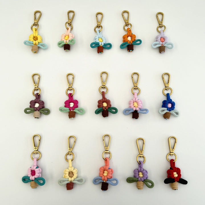 Decorative Floral Keychain