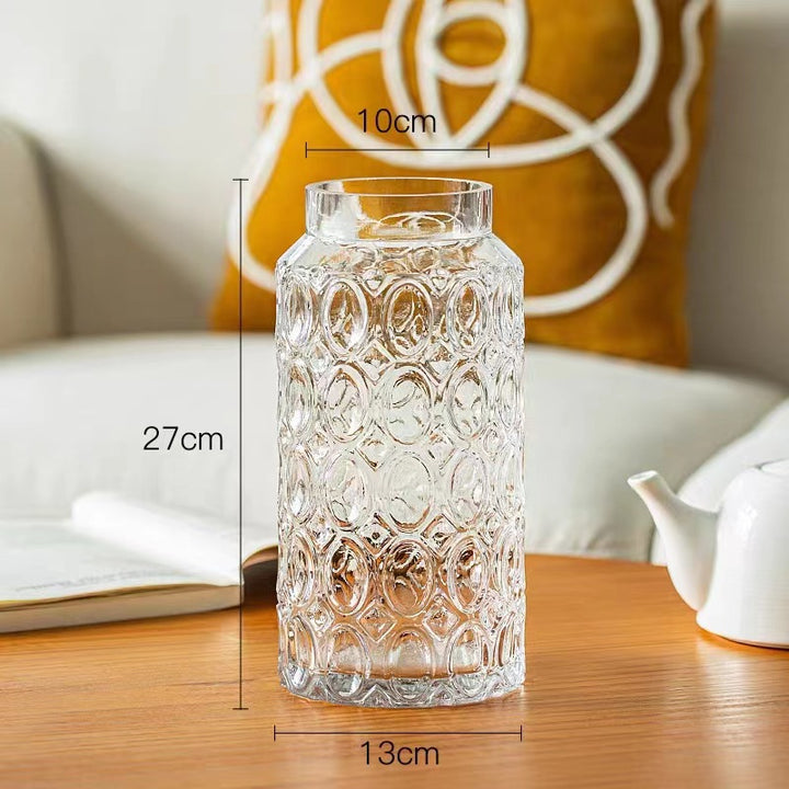 Decorative Glass Storage Vessel
