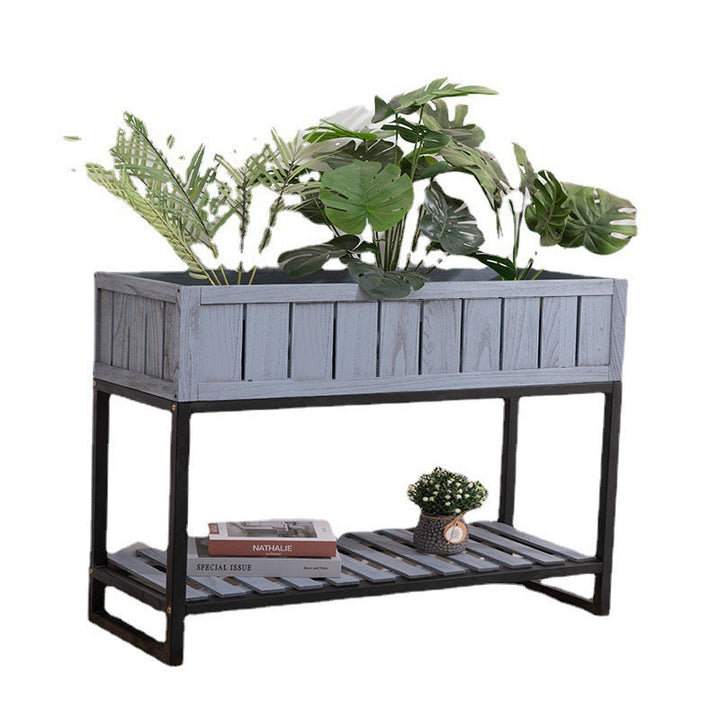 Wooden Planter Stand