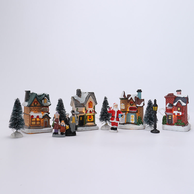 Christmas Village Decoration Set