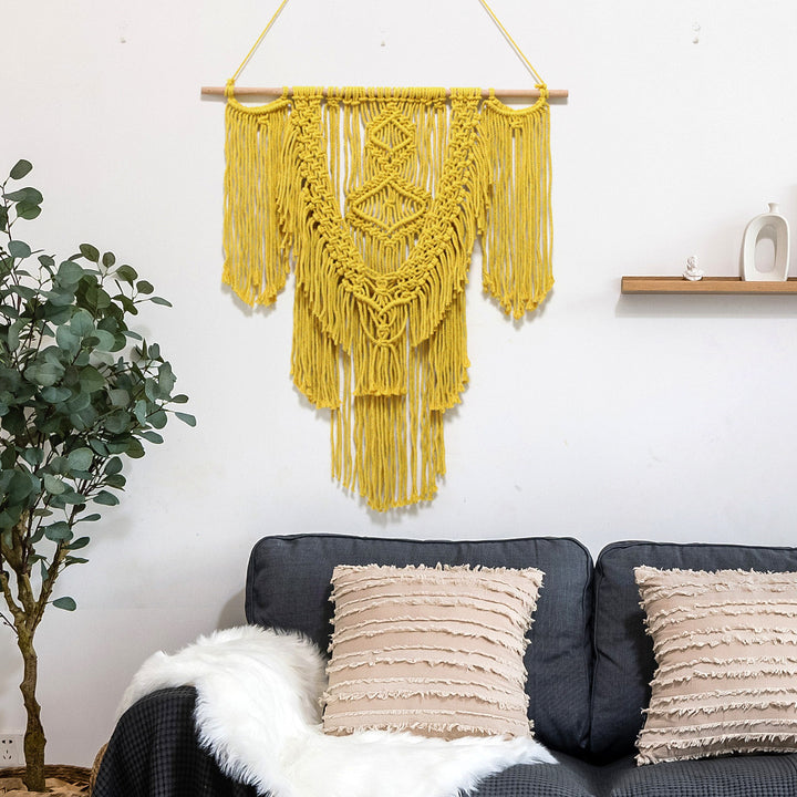 Macrame Wall Decor with Artistic Details
