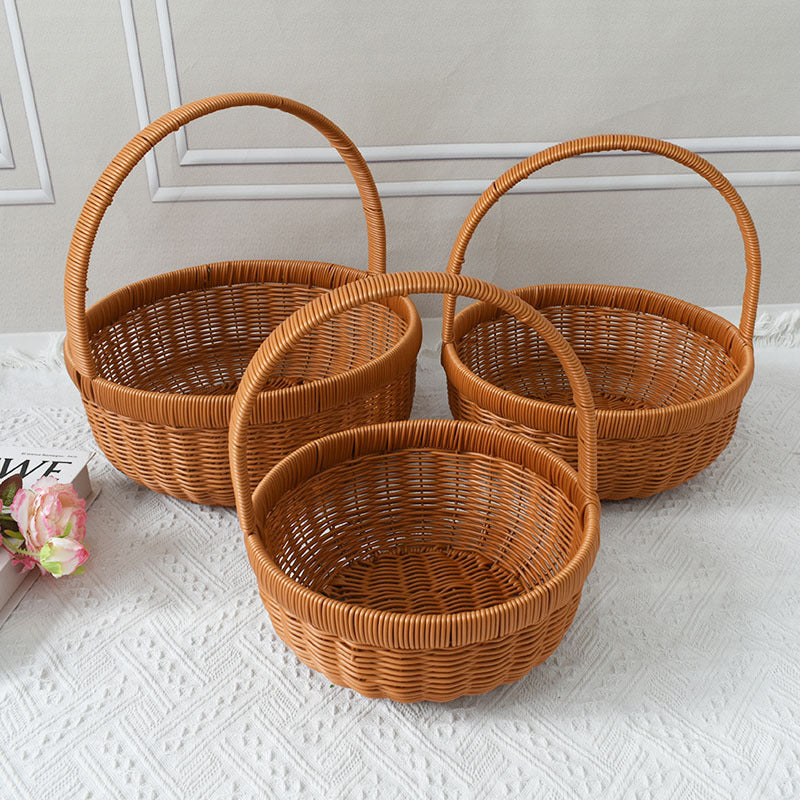 Handcrafted Woven Shopping Basket