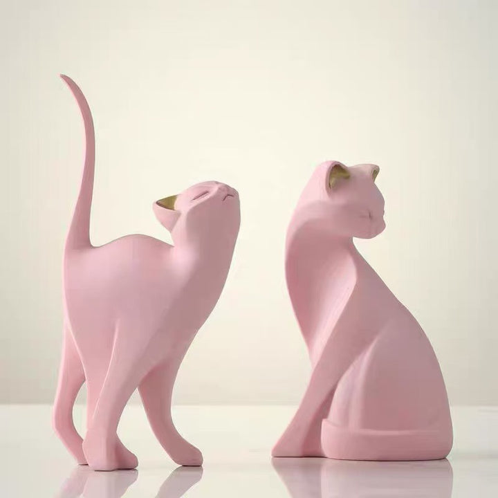 Contemporary Cat Figurine