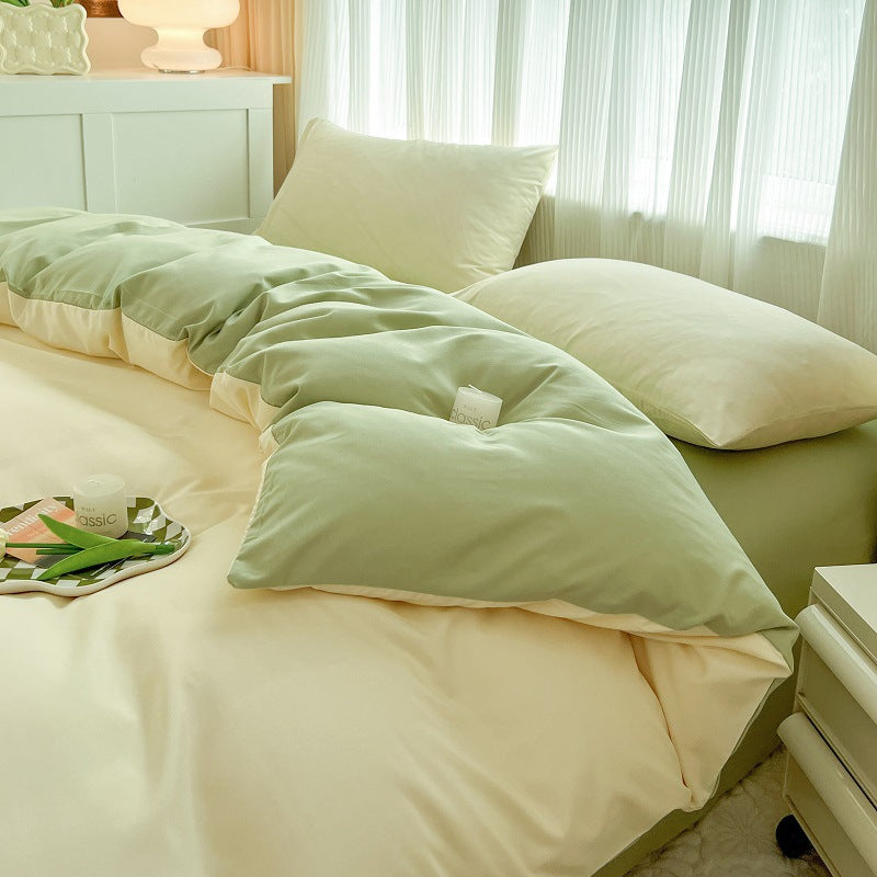 Premium Reversible Hypoallergenic Duvet Cover Set