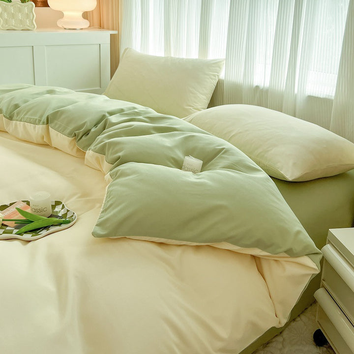 Premium Reversible Hypoallergenic Duvet Cover Set