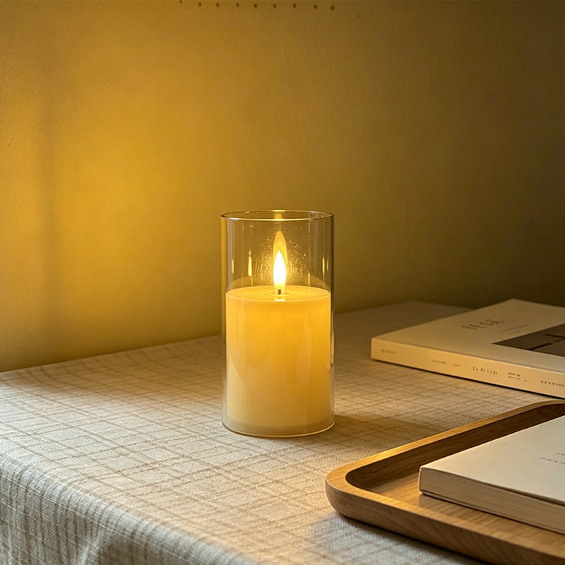 LED Scented Candle with Flame Effect