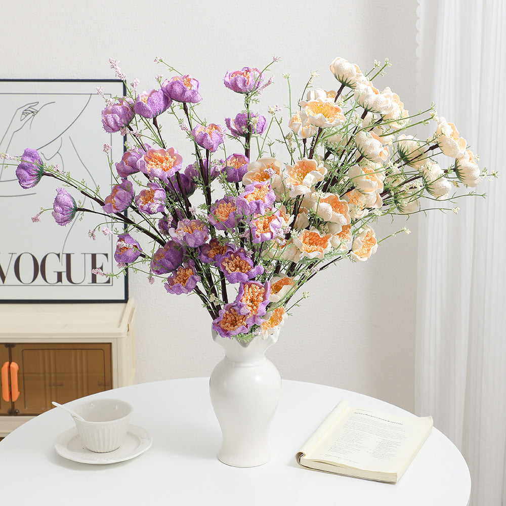 Decorative Artificial Flower Branch with Details