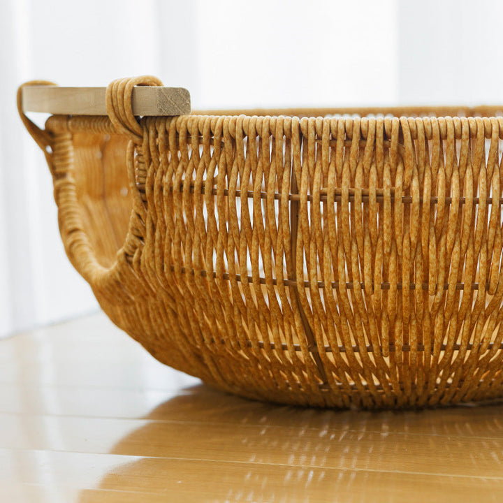 Decorative Woven Living Room Basket