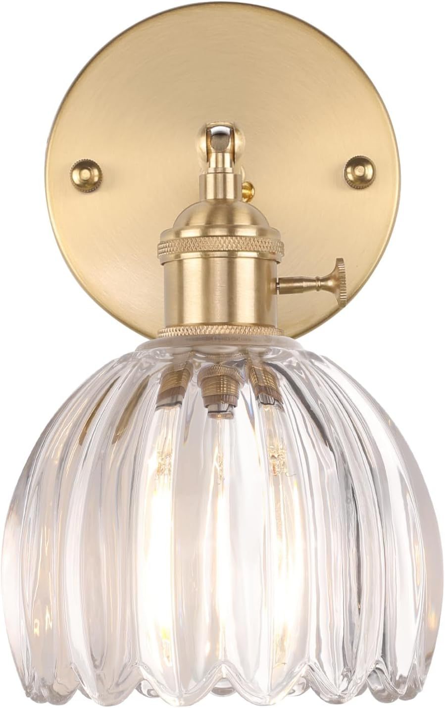 Elegant Glass Wall Lamp
