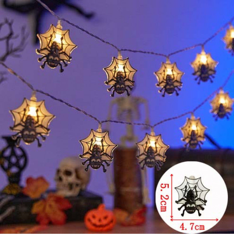 Decorative Halloween LED Pumpkin Ghost Bat String Lights