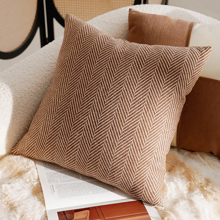 Decorative Woven Textured Throw Pillow