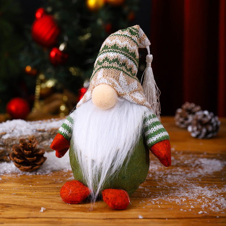 Decorative Christmas gnome figure