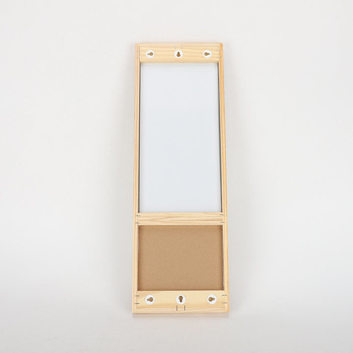 Decorative Wall Mirror Made of Rattan