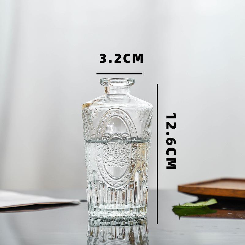 Premium Textured Glass Beverage Container