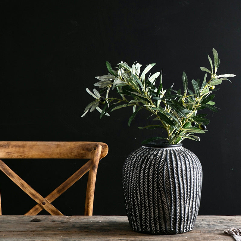 Stylish ceramic vase
