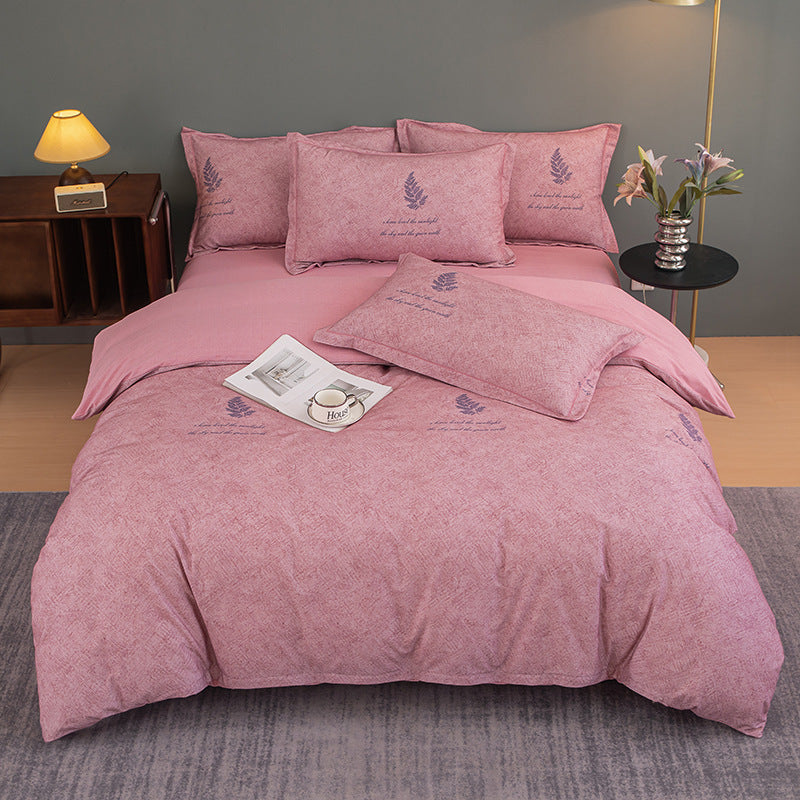 Nature-Inspired Botanical Print Duvet Cover Set
